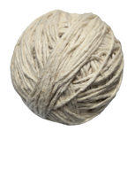 Noile Bourette Silk Yarn - Natural Undyed | B2B Wholesale Pack of 10 | Peace Silk | 100g x 200 Yards per Ball
