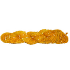 Knitsilk Recycled Sari Silk Beads Yarn – Yellow| 100g, 80+ Yards