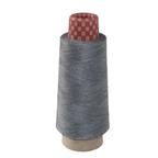 Knitsilk Silk Cotton Blend Yarn – Grey | 2/60NM Ultra-Fine Thread | 1400+ Yards | 50g
