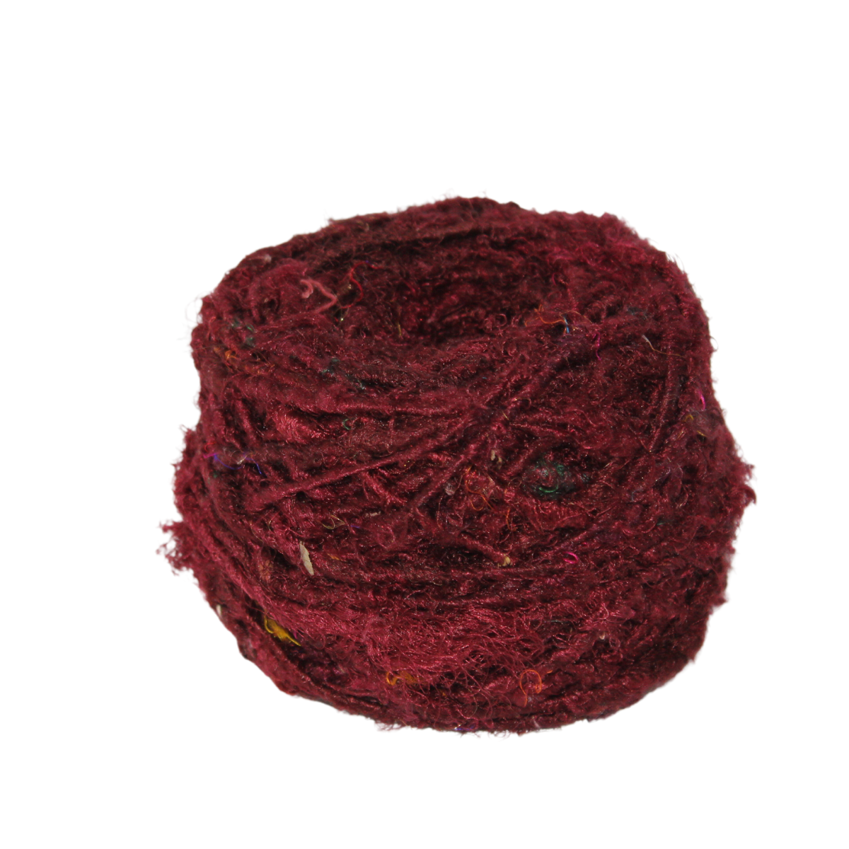 Knitsilk Recycled Sari Silk Yarn -  Brown | 85 Yards | 100g | 1 Gum Ball