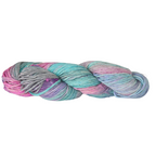 Knitsilk Silk Wool Blend Yarn Singles | 100g Merino Silk Yarn for Knitting & Crochet | Hand-Dyed Tonal Variegated Sport/DK Weight Wool | Fair Trade Natural Yarn (Ganges)