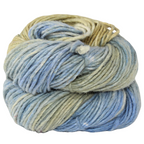 Knitsilk Silk Wool Blend Yarn Singles | 100g Merino Silk Yarn for Knitting & Crochet | Hand-Dyed Tonal Variegated Sport/DK Weight Wool | Fair Trade Natural Yarn (Nile)