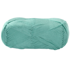 Knitsilk CottonMuse – 100% Gassed Mercerized Cotton Yarn| 4 x 75g (Total 1528 Yards), Soft, Matte Finish, Light green | Premium Crochet Thread for Apparel & DIY Crafts | Pack of 4