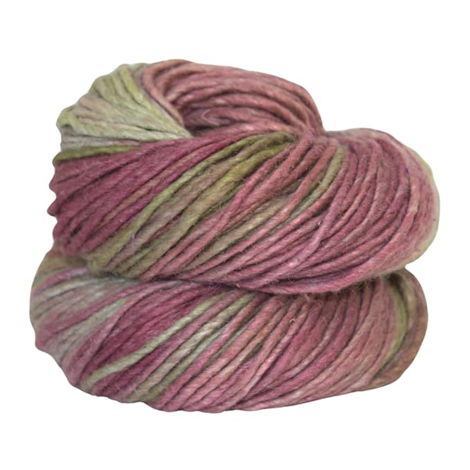 Knitsilk Silk Wool Blend Yarn Singles | 100g Merino Silk Yarn for Knitting & Crochet | Hand-Dyed Tonal Variegated Sport/DK Weight Wool | Fair Trade Natural Yarn (Niger)