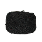 Knitsilk Recycled Sari Silk Yarn - Black | 85 Yards | 100g | 1 Gum Ball