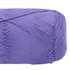 Knitsilk CottonMuse – 100% Gassed Mercerized Cotton Yarn| 4 x 75g (Total 1528 Yards), Soft, Matte Finish, Purple | Premium Crochet Thread for Apparel & DIY Crafts | Pack of 4