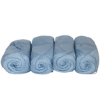 Knitsilk CottonMuse – 100% Gassed Mercerized Cotton Yarn| 4 x 75g (Total 1528 Yards), Soft, Matte Finish, Sky blue | Premium Crochet Thread for Apparel & DIY Crafts | Pack of 4
