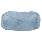 Knitsilk CottonMuse – 100% Gassed Mercerized Cotton Yarn| 4 x 75g (Total 1528 Yards), Soft, Matte Finish, Sky blue | Premium Crochet Thread for Apparel & DIY Crafts | Pack of 4