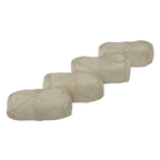 Knitsilk CottonMuse – 100% Gassed Mercerized Cotton Yarn| 4 x 75g (Total 1528 Yards), Soft, Matte Finish, Cream | Premium Crochet Thread for Apparel & DIY Crafts | Pack of 4