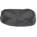 Knitsilk CottonMuse – 100% Gassed Mercerized Cotton Yarn| 4 x 75g (Total 1528 Yards), Soft, Matte Finish, Black | Premium Crochet Thread for Apparel & DIY Crafts | Pack of 4