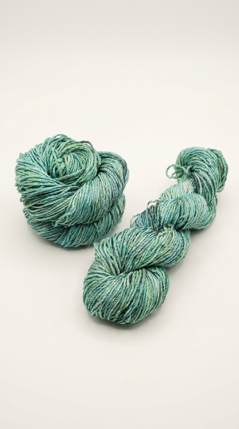 Knitsilk 3 Ply 100% Mulberry Silk Lace Weight Yarn | Perfect for Knitting, Crocheting & Weaving | Premium Quality Silk Yarn for Luxurious Projects (50g – 260 Yards, Dark Green)