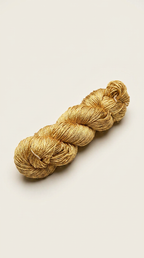Knitsilk 3 Ply 100% Mulberry Silk Lace Weight Yarn | Perfect for Knitting, Crocheting & Weaving | Premium Quality Silk Yarn for Luxurious Projects (50g – 260 Yards, Golden Mustard)
