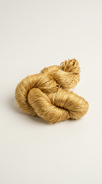 Knitsilk 3 Ply 100% Mulberry Silk Lace Weight Yarn | Perfect for Knitting, Crocheting & Weaving | Premium Quality Silk Yarn for Luxurious Projects (50g – 260 Yards, Golden Mustard)