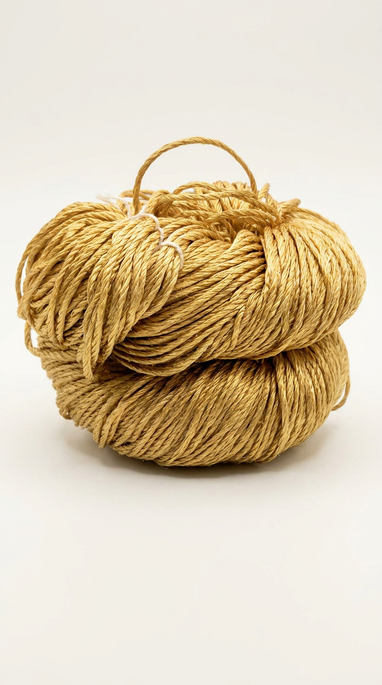 Knitsilk 3 Ply 100% Mulberry Silk Lace Weight Yarn | Perfect for Knitting, Crocheting & Weaving | Premium Quality Silk Yarn for Luxurious Projects (50g – 260 Yards, Golden Mustard)