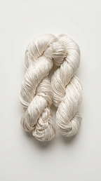 Knitsilk 3 Ply 100% Mulberry Silk Lace Weight Yarn | Perfect for Knitting, Crocheting & Weaving | Premium Quality Silk Yarn for Luxurious Projects (50g – 260 Yards, Sacred White)