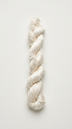 Knitsilk 3 Ply 100% Mulberry Silk Lace Weight Yarn | Perfect for Knitting, Crocheting & Weaving | Premium Quality Silk Yarn for Luxurious Projects (50g – 260 Yards, Sacred White)