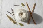 Knitsilk 3 Ply 100% Mulberry Silk Lace Weight Yarn | Perfect for Knitting, Crocheting & Weaving | Premium Quality Silk Yarn for Luxurious Projects (50g – 260 Yards, Sacred White)