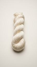 Knitsilk 3 Ply 100% Mulberry Silk Lace Weight Yarn | Perfect for Knitting, Crocheting & Weaving | Premium Quality Silk Yarn for Luxurious Projects (50g – 260 Yards, Ivory)