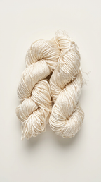 Knitsilk 3 Ply 100% Mulberry Silk Lace Weight Yarn | Perfect for Knitting, Crocheting & Weaving | Premium Quality Silk Yarn for Luxurious Projects (50g – 260 Yards, Ivory)