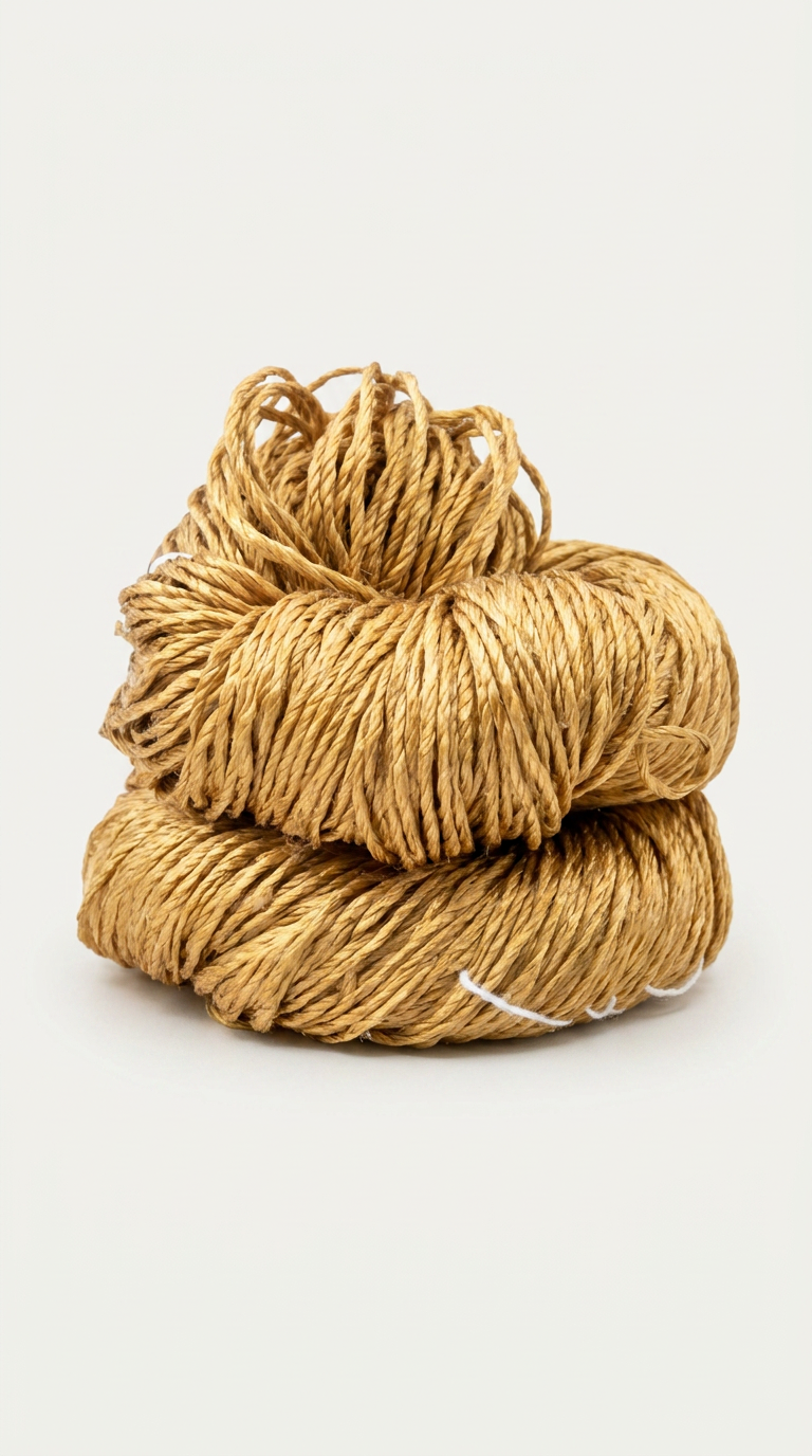 Knitsilk 3 Ply 100% Mulberry Silk Lace Weight Yarn | Perfect for Knitting, Crocheting & Weaving | Premium Quality Silk Yarn for Luxurious Projects (50g – 260 Yards, Mustard)