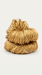 Knitsilk 3 Ply 100% Mulberry Silk Lace Weight Yarn | Perfect for Knitting, Crocheting & Weaving | Premium Quality Silk Yarn for Luxurious Projects (50g – 260 Yards, Mustard)