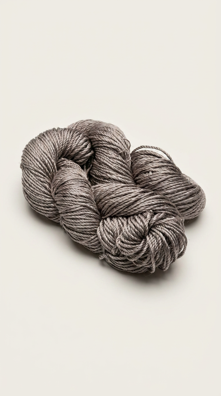 Knitsilk 3 Ply 100% Mulberry Silk Lace Weight Yarn | Perfect for Knitting, Crocheting & Weaving | Premium Quality Silk Yarn for Luxurious Projects (50g – 260 Yards, Bronze)