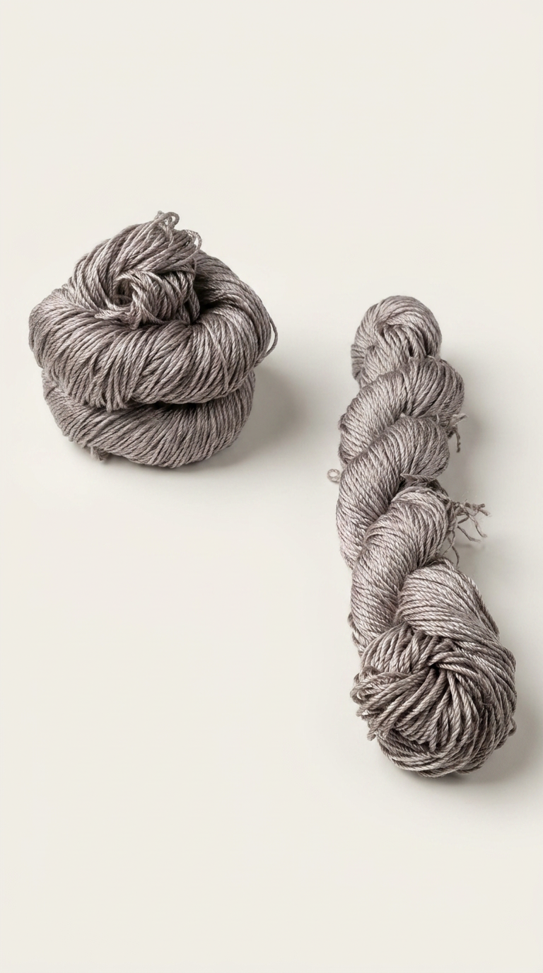 Knitsilk 3 Ply 100% Mulberry Silk Lace Weight Yarn | Perfect for Knitting, Crocheting & Weaving | Premium Quality Silk Yarn for Luxurious Projects (50g – 260 Yards, Bronze)