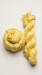 Knitsilk 3 Ply 100% Mulberry Silk Lace Weight Yarn | Perfect for Knitting, Crocheting & Weaving | Premium Quality Silk Yarn for Luxurious Projects (50g – 260 Yards, Pastel Yellow)