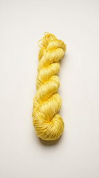 Knitsilk 3 Ply 100% Mulberry Silk Lace Weight Yarn | Perfect for Knitting, Crocheting & Weaving | Premium Quality Silk Yarn for Luxurious Projects (50g – 260 Yards, Pastel Yellow)