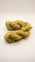 Knitsilk 3 Ply 100% Mulberry Silk Lace Weight Yarn | Perfect for Knitting, Crocheting & Weaving | Premium Quality Silk Yarn for Luxurious Projects (50g – 260 Yards, Super gold)