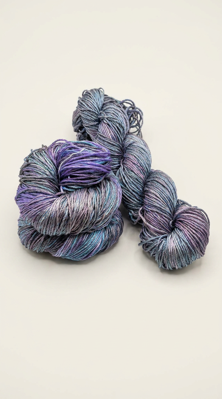 Knitsilk 3 Ply 100% Mulberry Silk Lace Weight Yarn | Perfect for Knitting, Crocheting & Weaving | Premium Quality Silk Yarn for Luxurious Projects (50g – 260 Yards, Carnations)