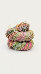 Knitsilk 3 Ply 100% Mulberry Silk Lace Weight Yarn | Perfect for Knitting, Crocheting & Weaving | Premium Quality Silk Yarn for Luxurious Projects (50g – 260 Yards, Sunflower)