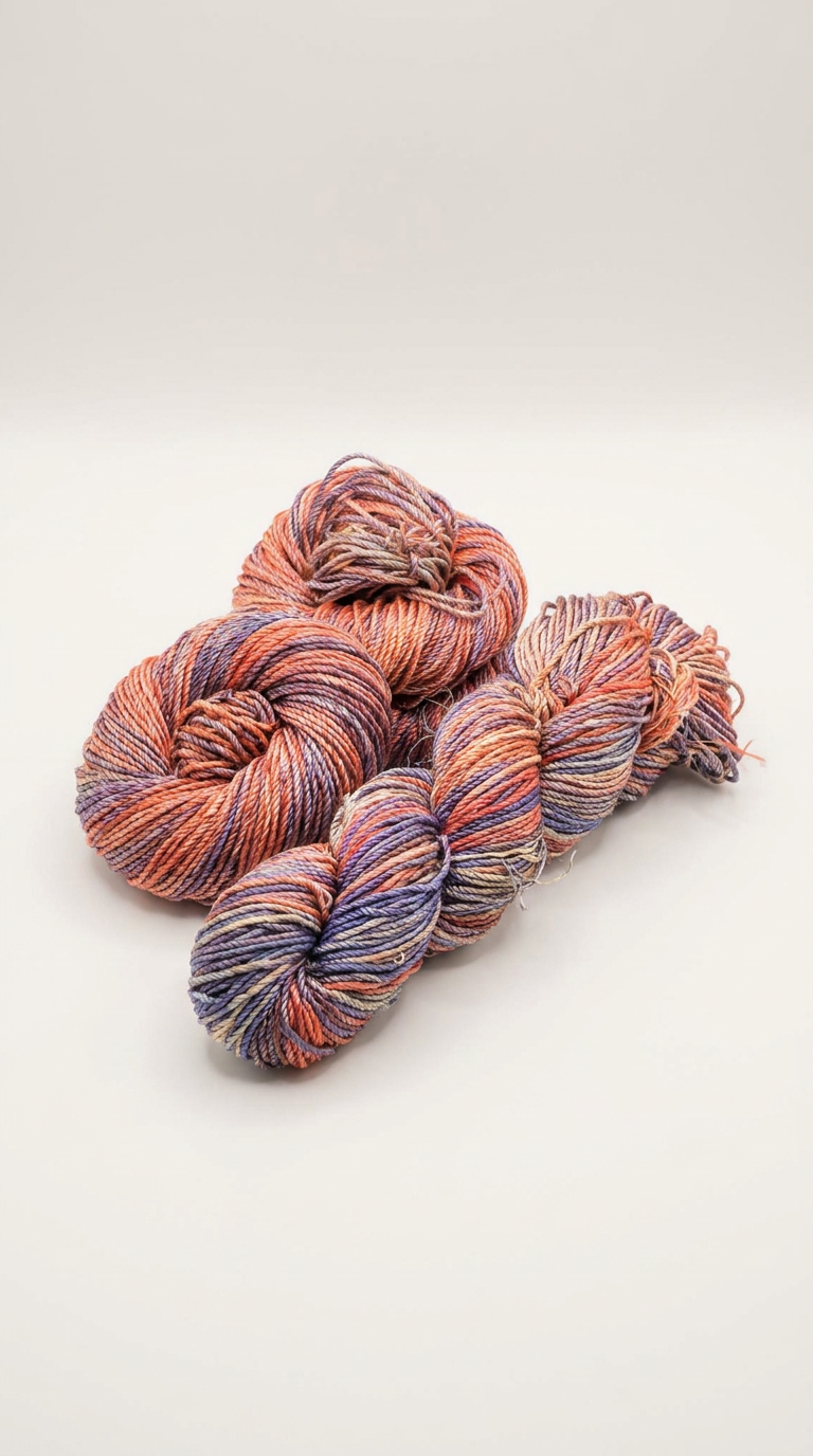 Knitsilk 3 Ply 100% Mulberry Silk Lace Weight Yarn | Perfect for Knitting, Crocheting & Weaving | Premium Quality Silk Yarn for Luxurious Projects (50g – 260 Yards, Lotus)