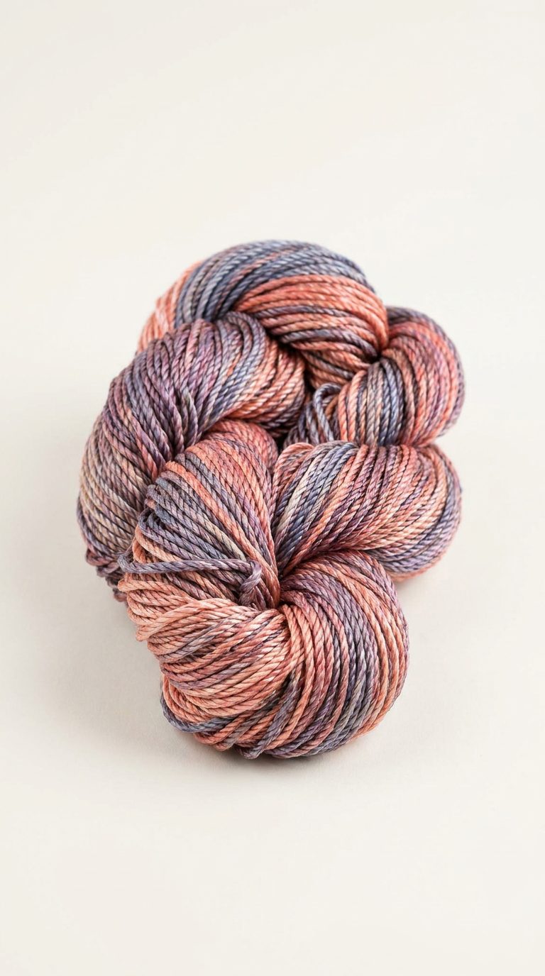 Knitsilk 3 Ply 100% Mulberry Silk Lace Weight Yarn | Perfect for Knitting, Crocheting & Weaving | Premium Quality Silk Yarn for Luxurious Projects (50g – 260 Yards, Lotus)