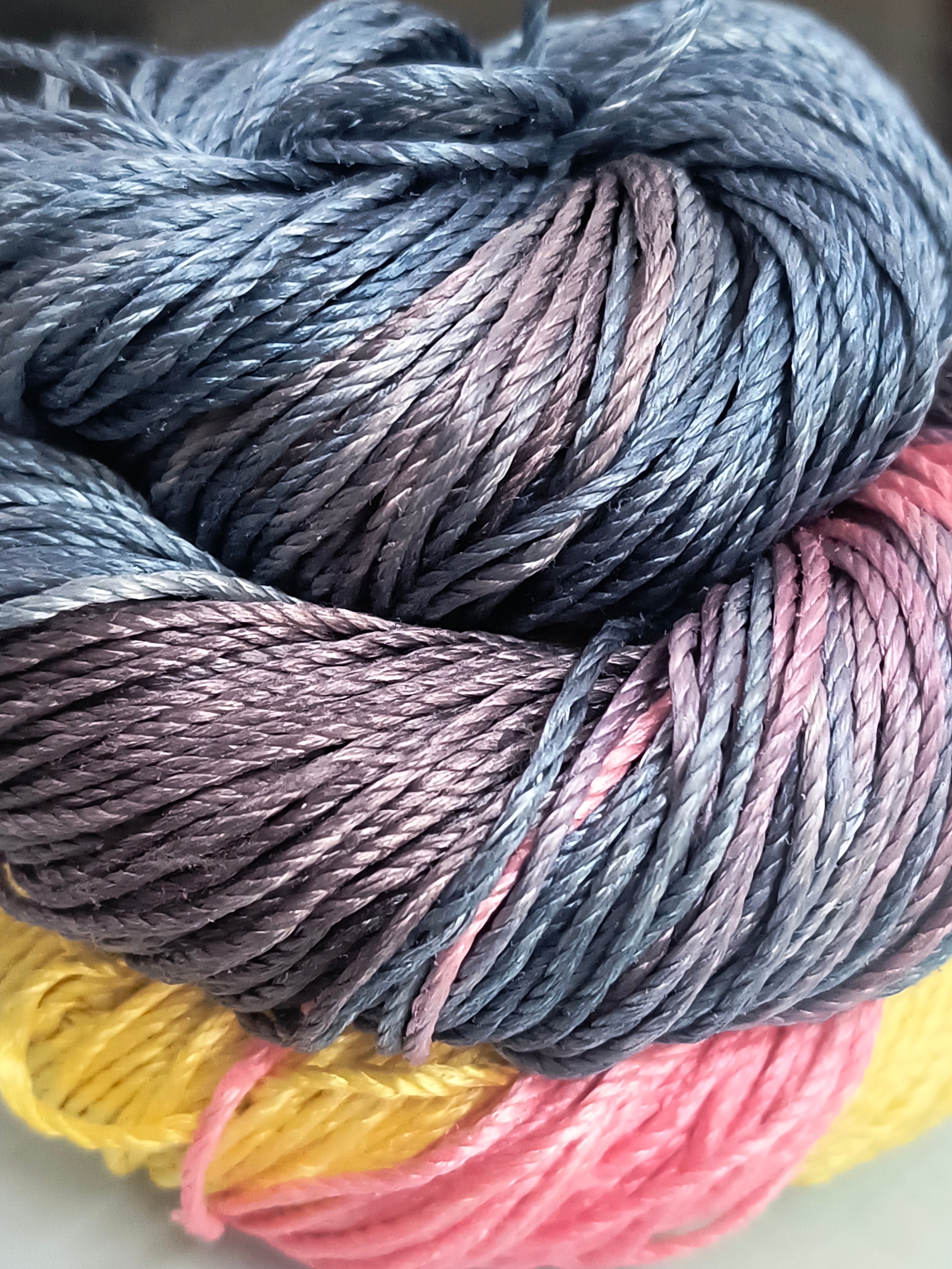 Knitsilk 3 Ply 100% Mulberry Silk Lace Weight Yarn | Perfect for Knitting, Crocheting & Weaving | Premium Quality Silk Yarn for Luxurious Projects (50g – 260 Yards, Tiger Lily)
