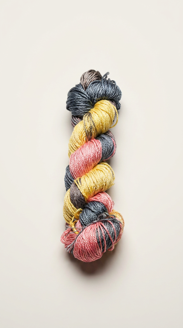 Knitsilk 3 Ply 100% Mulberry Silk Lace Weight Yarn | Perfect for Knitting, Crocheting & Weaving | Premium Quality Silk Yarn for Luxurious Projects (50g – 260 Yards, Tiger Lily)