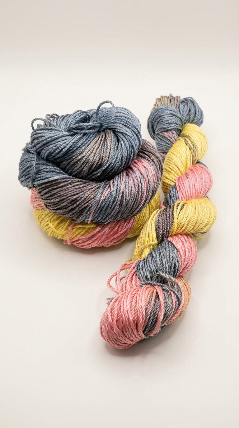 Knitsilk 3 Ply 100% Mulberry Silk Lace Weight Yarn | Perfect for Knitting, Crocheting & Weaving | Premium Quality Silk Yarn for Luxurious Projects (50g – 260 Yards, Tiger Lily)