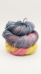 Knitsilk 3 Ply 100% Mulberry Silk Lace Weight Yarn | Perfect for Knitting, Crocheting & Weaving | Premium Quality Silk Yarn for Luxurious Projects (50g – 260 Yards, Tiger Lily)