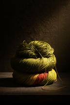Knitsilk 3 Ply 100% Mulberry Silk Lace Weight Yarn | Perfect for Knitting, Crocheting & Weaving | Premium Quality Silk Yarn for Luxurious Projects (50g – 260 Yards, Dark Olive and Red)