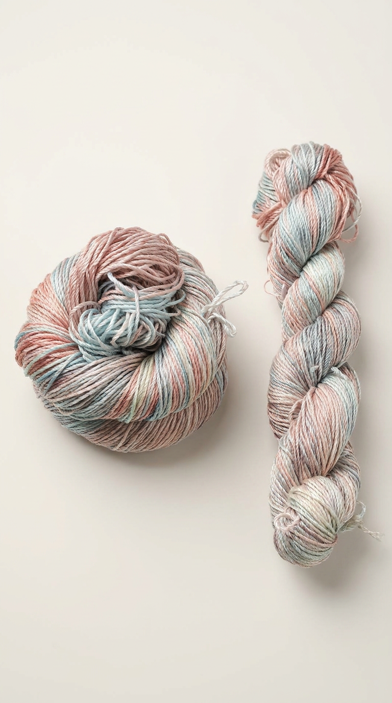 Knitsilk 3 Ply 100% Mulberry Silk Lace Weight Yarn | Perfect for Knitting, Crocheting & Weaving | Premium Quality Silk Yarn for Luxurious Projects (50g – 260 Yards, Tulips)