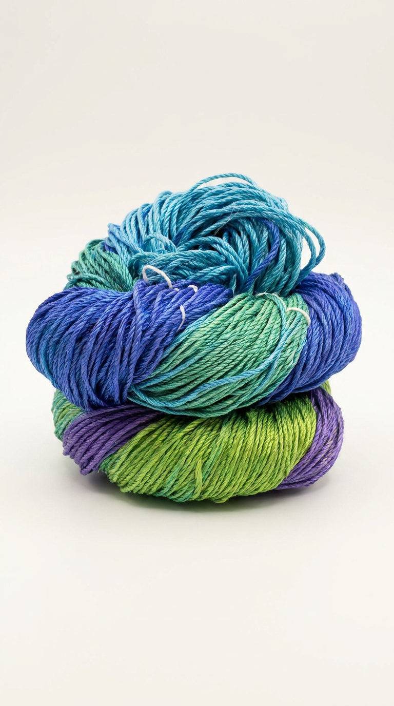 Knitsilk 3 Ply 100% Mulberry Silk Lace Weight Yarn | Perfect for Knitting, Crocheting & Weaving | Premium Quality Silk Yarn for Luxurious Projects (50g – 260 Yards, Plumbago)
