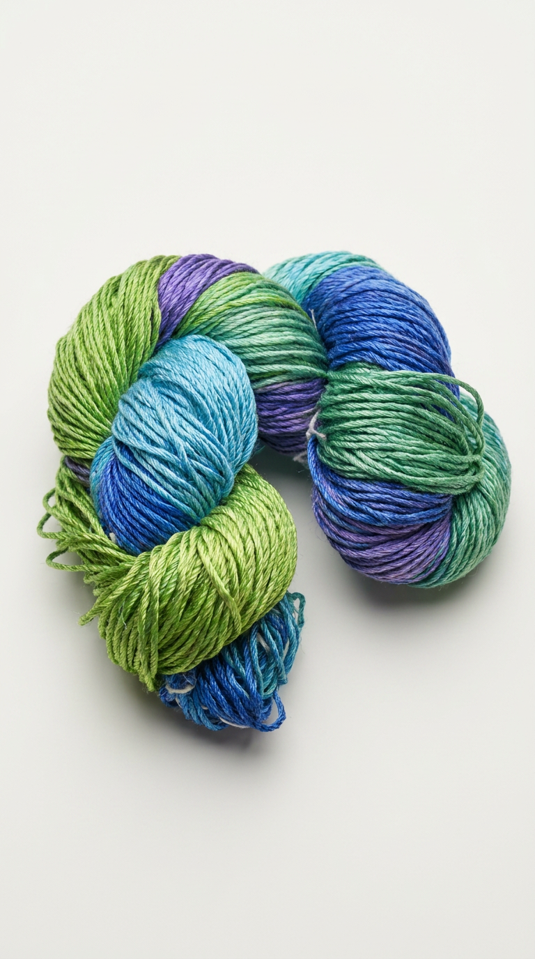 Knitsilk 3 Ply 100% Mulberry Silk Lace Weight Yarn | Perfect for Knitting, Crocheting & Weaving | Premium Quality Silk Yarn for Luxurious Projects (50g – 260 Yards, Plumbago)