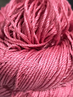Knitsilk 3 Ply 100% Mulberry Silk Lace Weight Yarn | Perfect for Knitting, Crocheting & Weaving | Premium Quality Silk Yarn for Luxurious Projects (50g – 260 Yards, Pink)