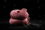 Knitsilk 3 Ply 100% Mulberry Silk Lace Weight Yarn | Perfect for Knitting, Crocheting & Weaving | Premium Quality Silk Yarn for Luxurious Projects (50g – 260 Yards, Pink)