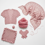 Knitsilk 3 Ply 100% Mulberry Silk Lace Weight Yarn | Perfect for Knitting, Crocheting & Weaving | Premium Quality Silk Yarn for Luxurious Projects (50g – 260 Yards, Pink)