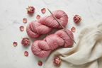 Knitsilk 3 Ply 100% Mulberry Silk Lace Weight Yarn | Perfect for Knitting, Crocheting & Weaving | Premium Quality Silk Yarn for Luxurious Projects (50g – 260 Yards, Pink)