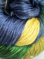 Knitsilk 3 Ply 100% Mulberry Silk Lace Weight Yarn | Perfect for Knitting, Crocheting & Weaving | Premium Quality Silk Yarn for Luxurious Projects (50g – 260 Yards, Chrysanthemum)