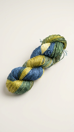 Knitsilk 3 Ply 100% Mulberry Silk Lace Weight Yarn | Perfect for Knitting, Crocheting & Weaving | Premium Quality Silk Yarn for Luxurious Projects (50g – 260 Yards, Chrysanthemum)
