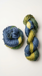 Knitsilk 3 Ply 100% Mulberry Silk Lace Weight Yarn | Perfect for Knitting, Crocheting & Weaving | Premium Quality Silk Yarn for Luxurious Projects (50g – 260 Yards, Chrysanthemum)