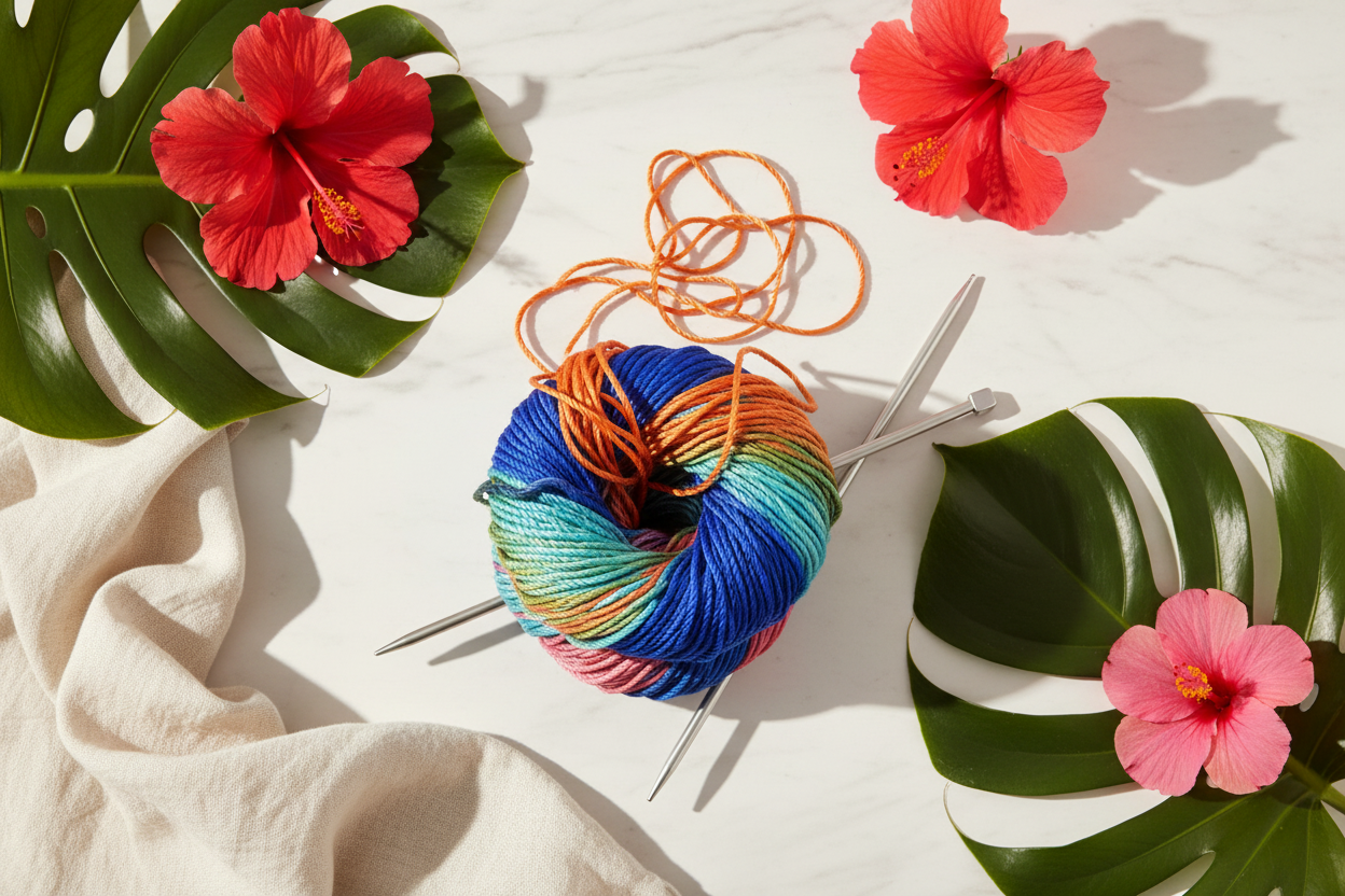 Knitsilk 3 Ply 100% Mulberry Silk Lace Weight Yarn | Perfect for Knitting, Crocheting & Weaving | Premium Quality Silk Yarn for Luxurious Projects (50g – 260 Yards, Rainbow)